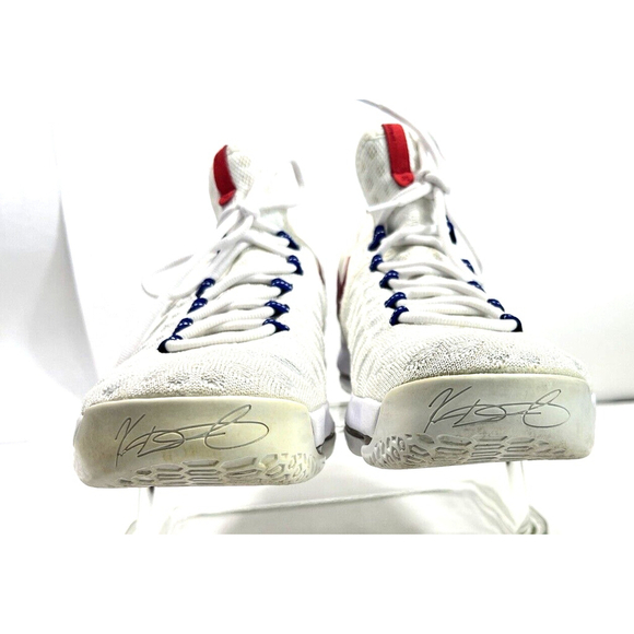 Nike KD9 Olympic Men's 9.5 US Shoes 843392-160 White Red Blue USA - Picture 3 of 16